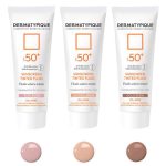 ضدآفتاب رنگی فلوییدمت درماتیپیک مناسب پوست‌های مختلط و چرب +spf50