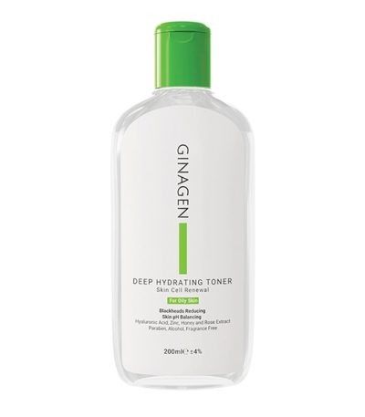 خرید تونر رطوبت رسان عمیق ژیناژن مناسب پوست چرب مختلط حجم200ml از سایت ژلوفن