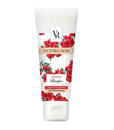 شامپو موهای رنگ شده و آسیب دیده ویکتوریا رز مدل آنجلو